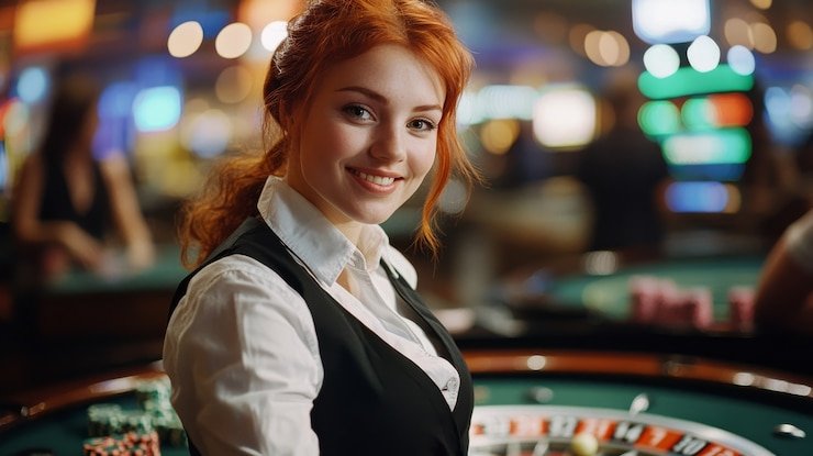 Live dealer casino tables accessible via winslot8 OVO deposit